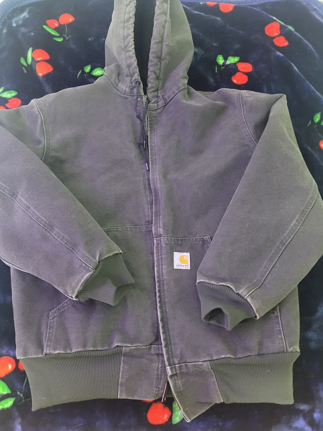 칼하트 빈티지 액티브자켓 모스그린 m사이즈 팝니다 상품이미지1