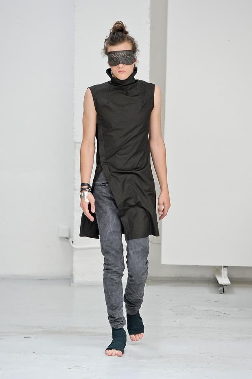 Yproject 창시자 요한 세르파티 2013 실버 925 가죽 팔찌 상품이미지2