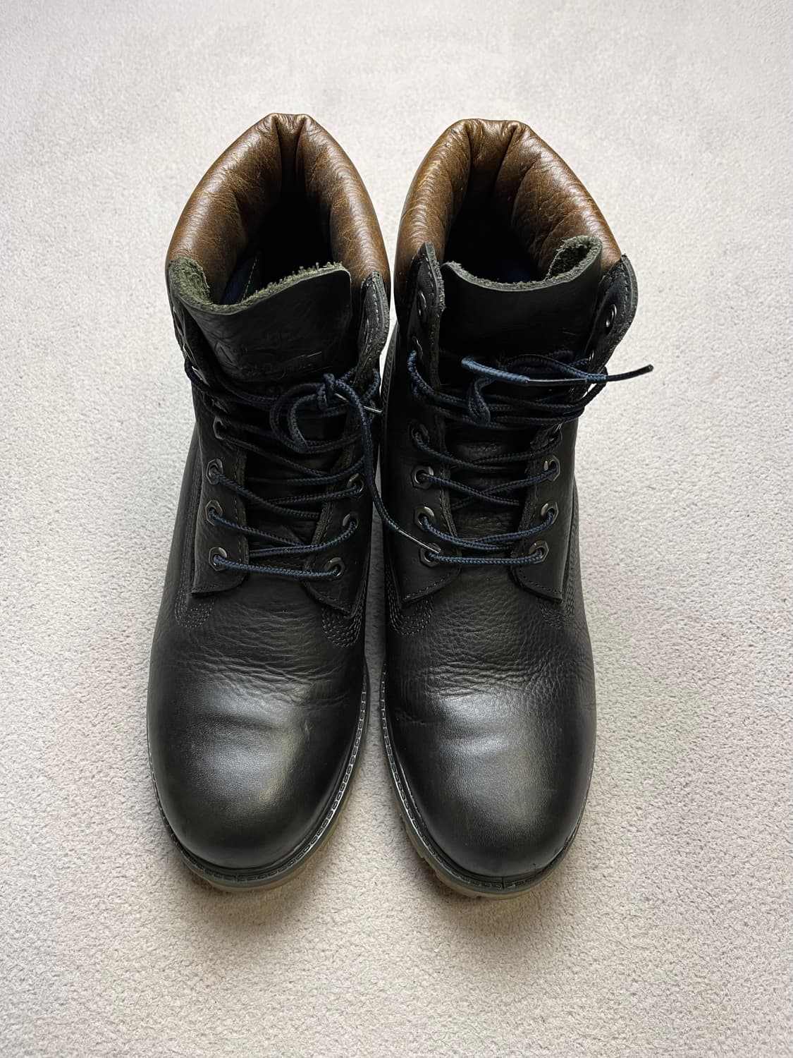 [10] 팀버랜드 6인치 부츠 레더 블랙 -280-285 상품이미지3