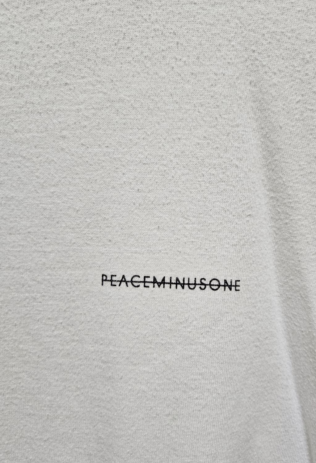 피스마이너스원 코튼 티셔츠 #1 화이트 상품이미지3
