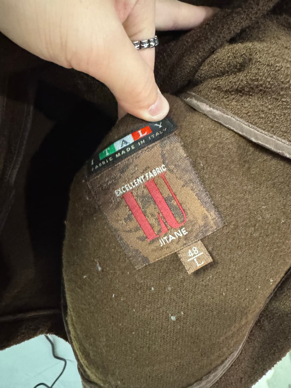 빈티지 코듀로이카라 모직 워크 자켓  상품이미지6