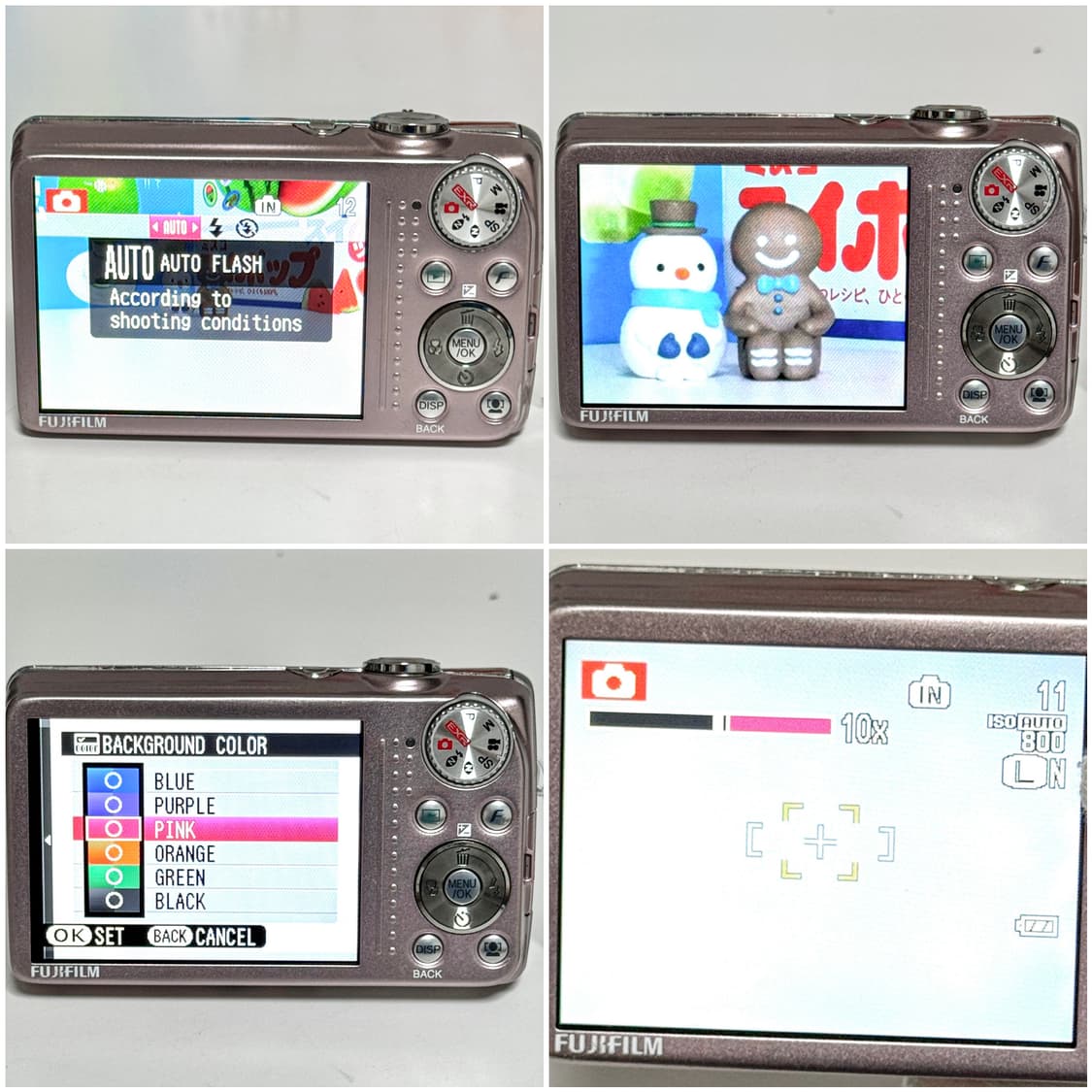 후지필름 파인픽스 F80EXR 핑크 빈티지디카 상품이미지4