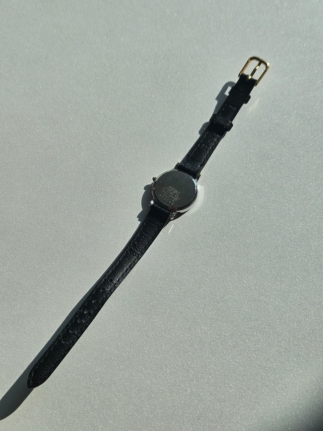 세이코 엑셀린 여성 가죽 쿼츠 시계 상품이미지7