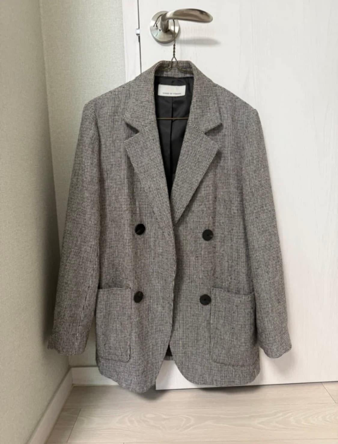 VOV 보브 체크 자켓 블레이저 상품이미지1