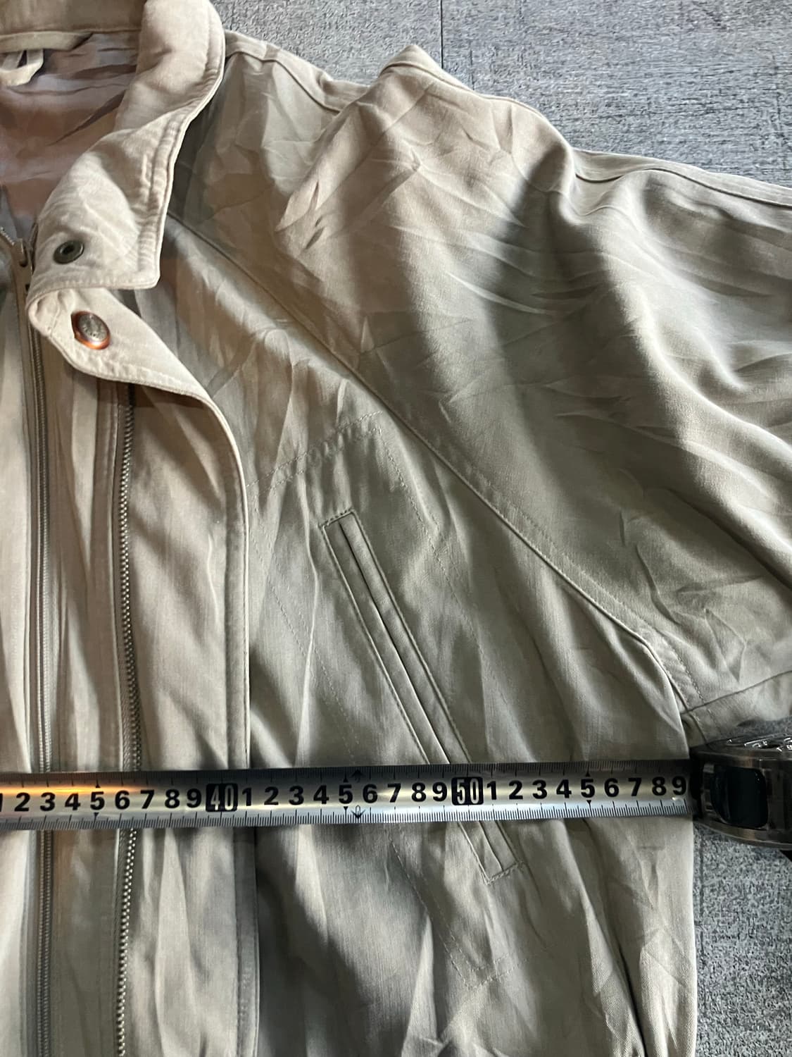 일본빈티지 올드스쿨아메카지 투인원 조리개야상 사파리자켓 상품이미지2