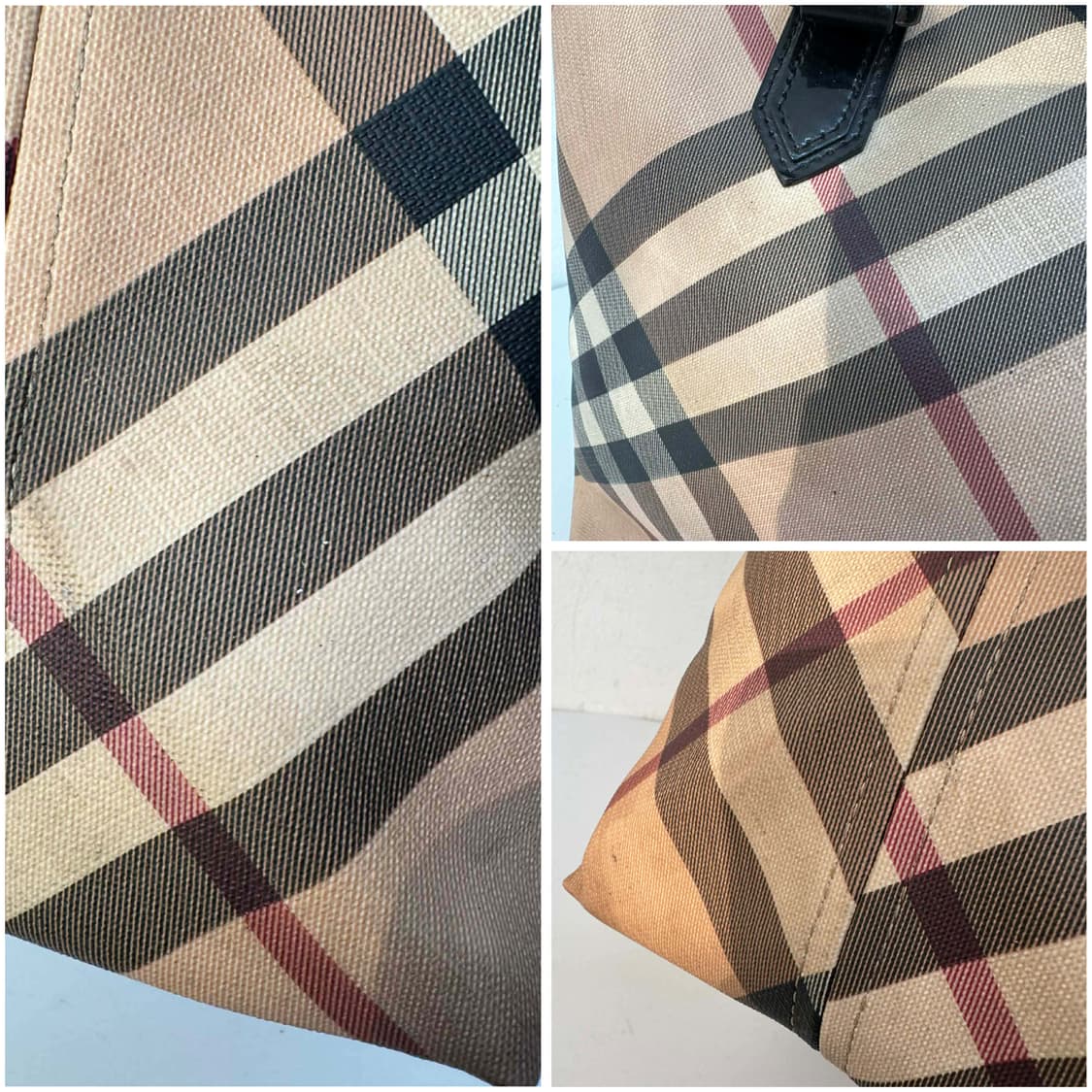 버버리 노바체크 숄더 토트백 상품이미지8