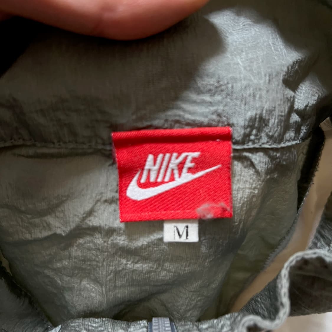 나이키 스우시 우븐 아노락 바람막이 자켓 M/95  상품이미지5