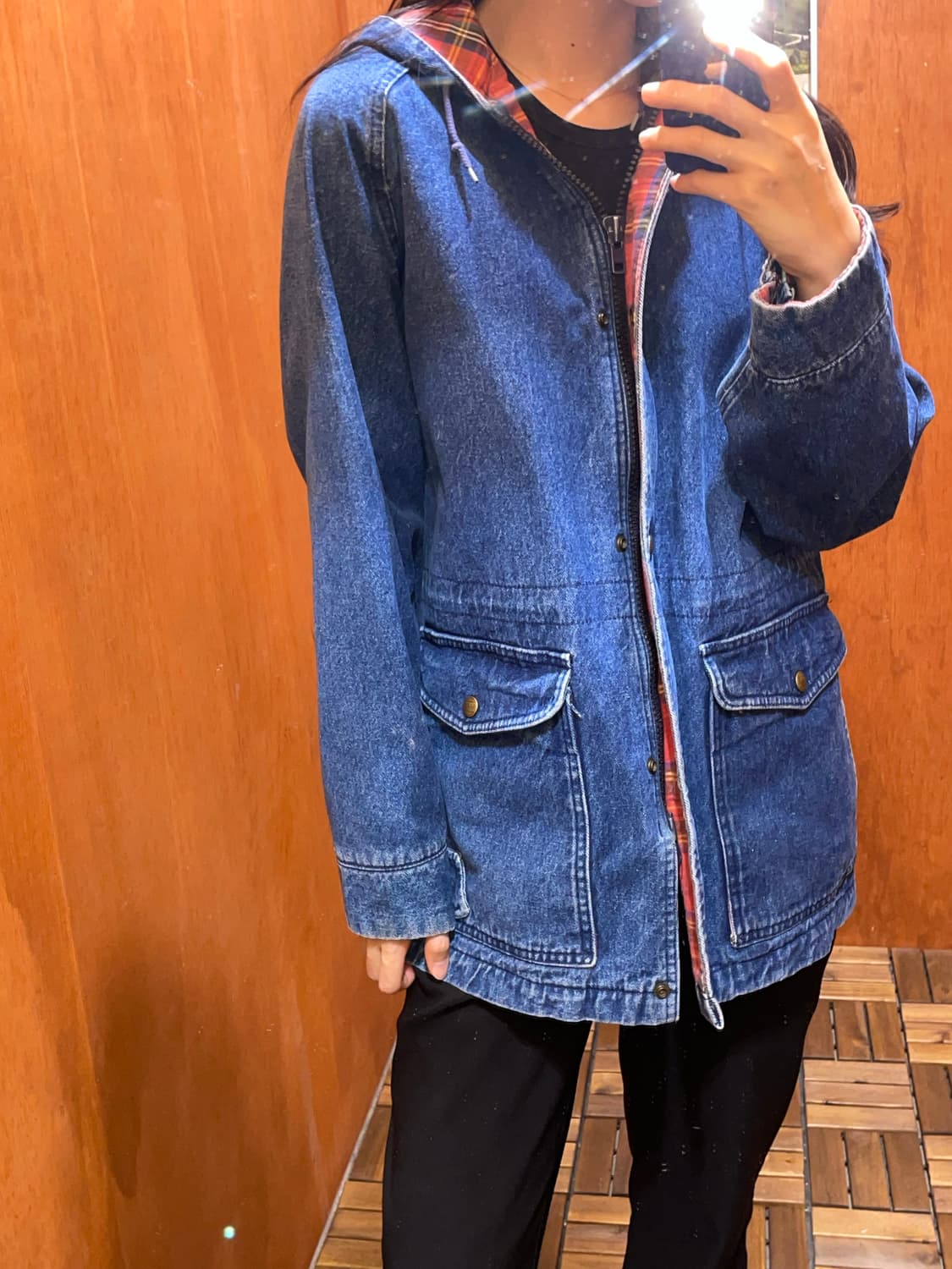 (S) 80s L.L.Bean 엘엘빈 데님 헌팅 자켓 상품이미지2