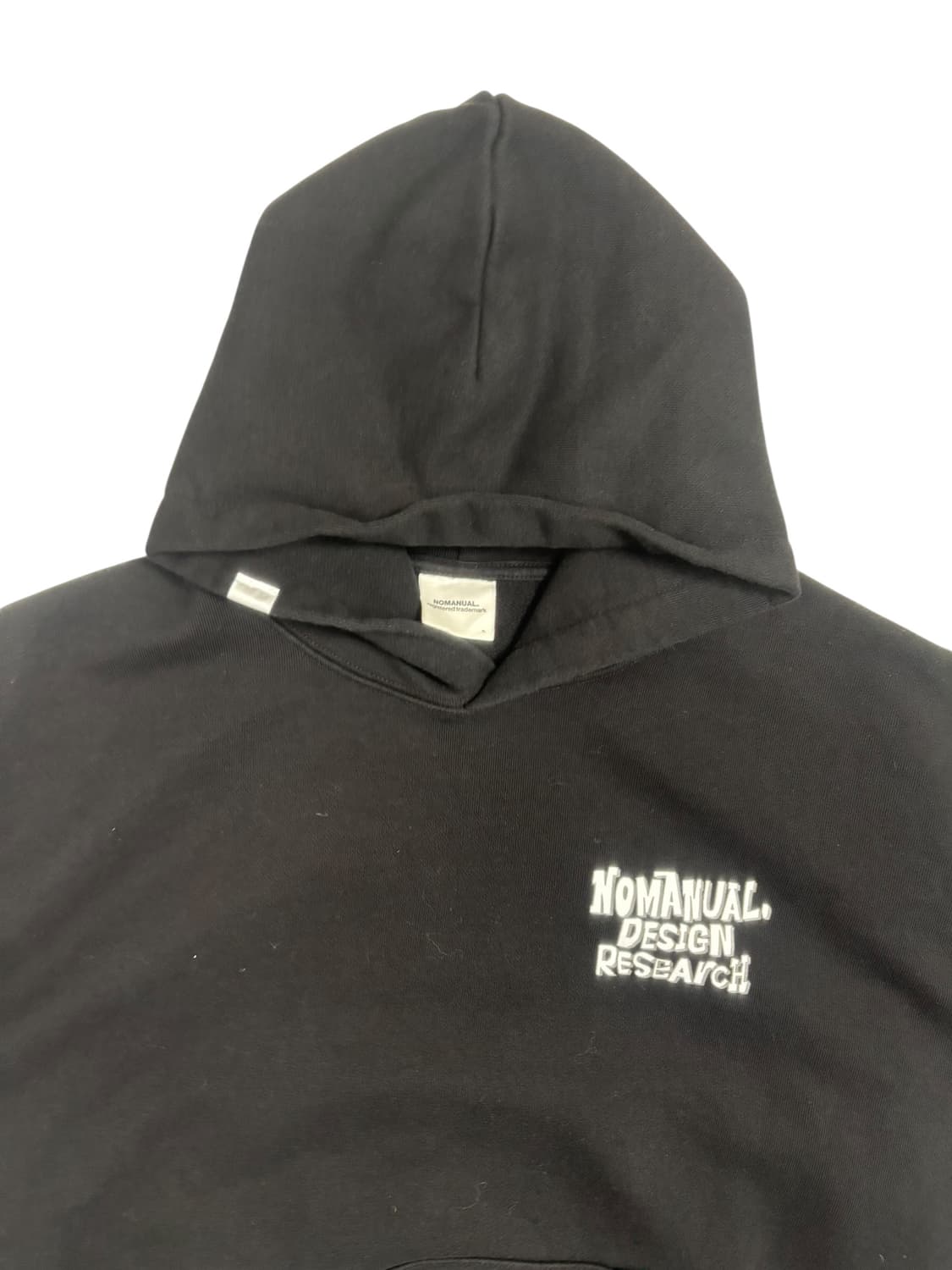 노매뉴얼 후드티 블랙 상품이미지5