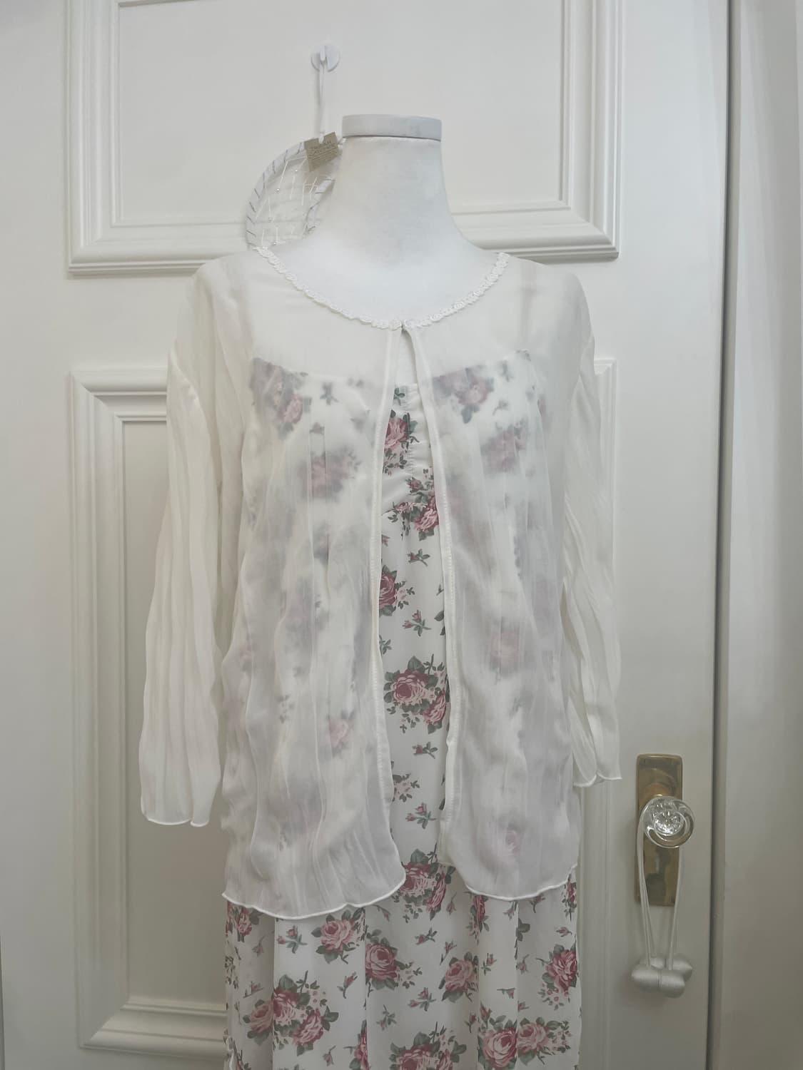 ivory crease summer cardigan(size-L) 상품이미지1