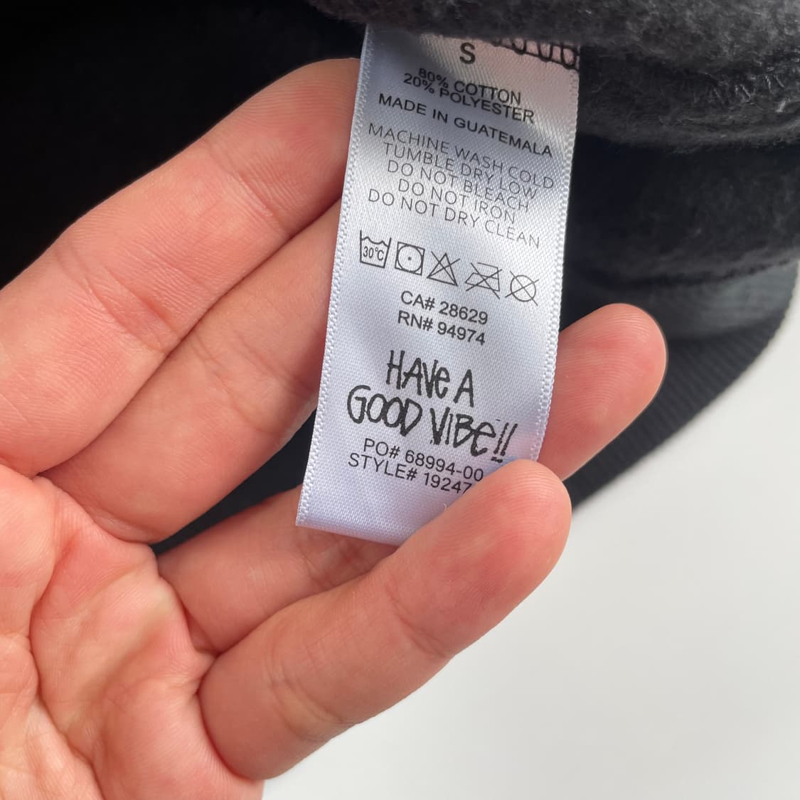 Stussy  스투시 스탁 로고 블랙 후드티 상품이미지5