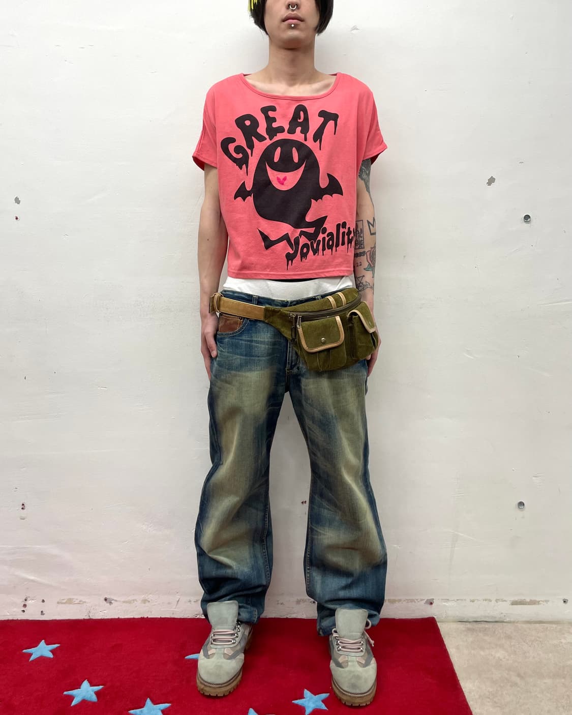 Cutie ghost pink t-shirt  상품이미지2