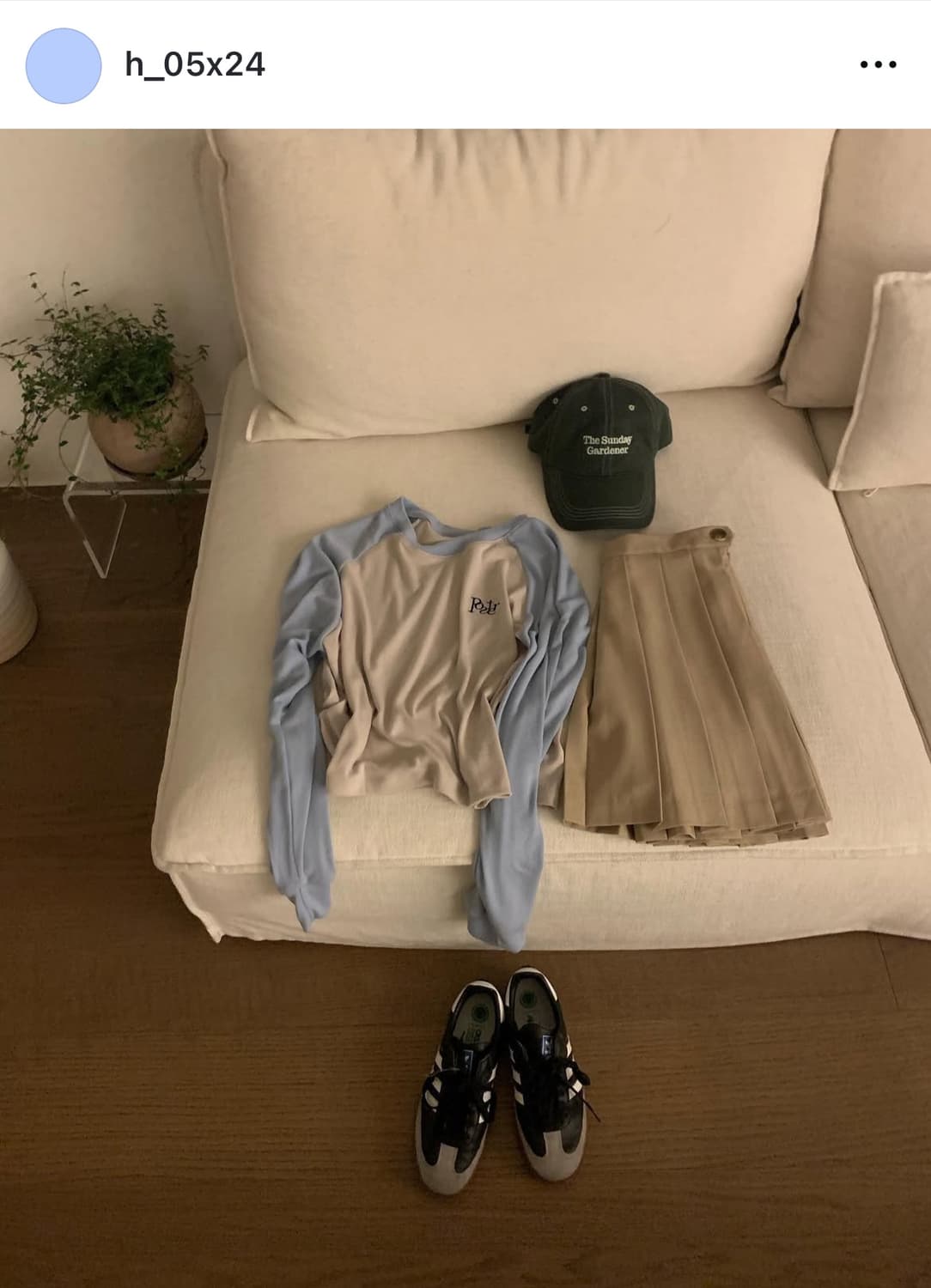 버터엣스카이 플레인 플리츠 스커트 (베이지) 상품이미지1