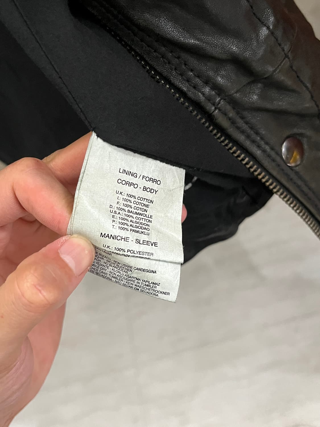 DIESEL LEATHER JACKET 상품이미지9