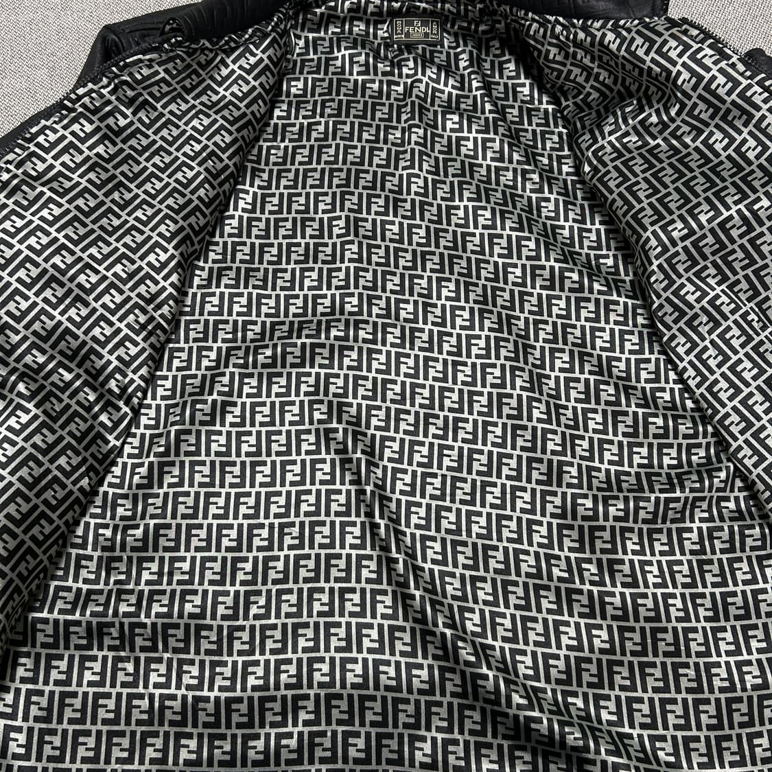 펜디 90s 주카패턴 코트자켓(실측L) 상품이미지10