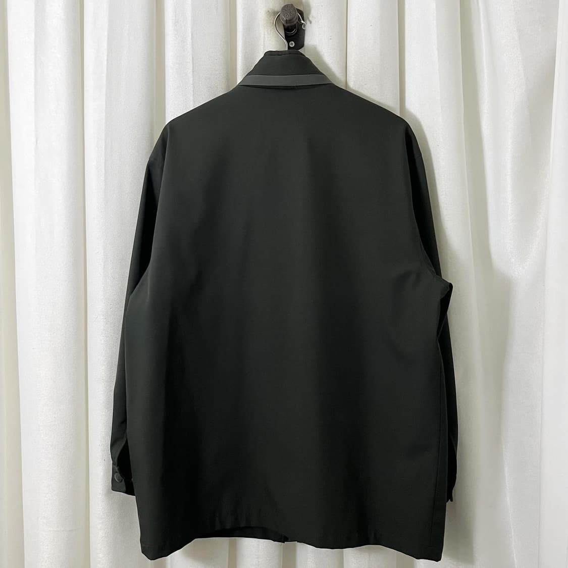 입생로랑 챠콜 로고 집업 자켓 상품이미지5