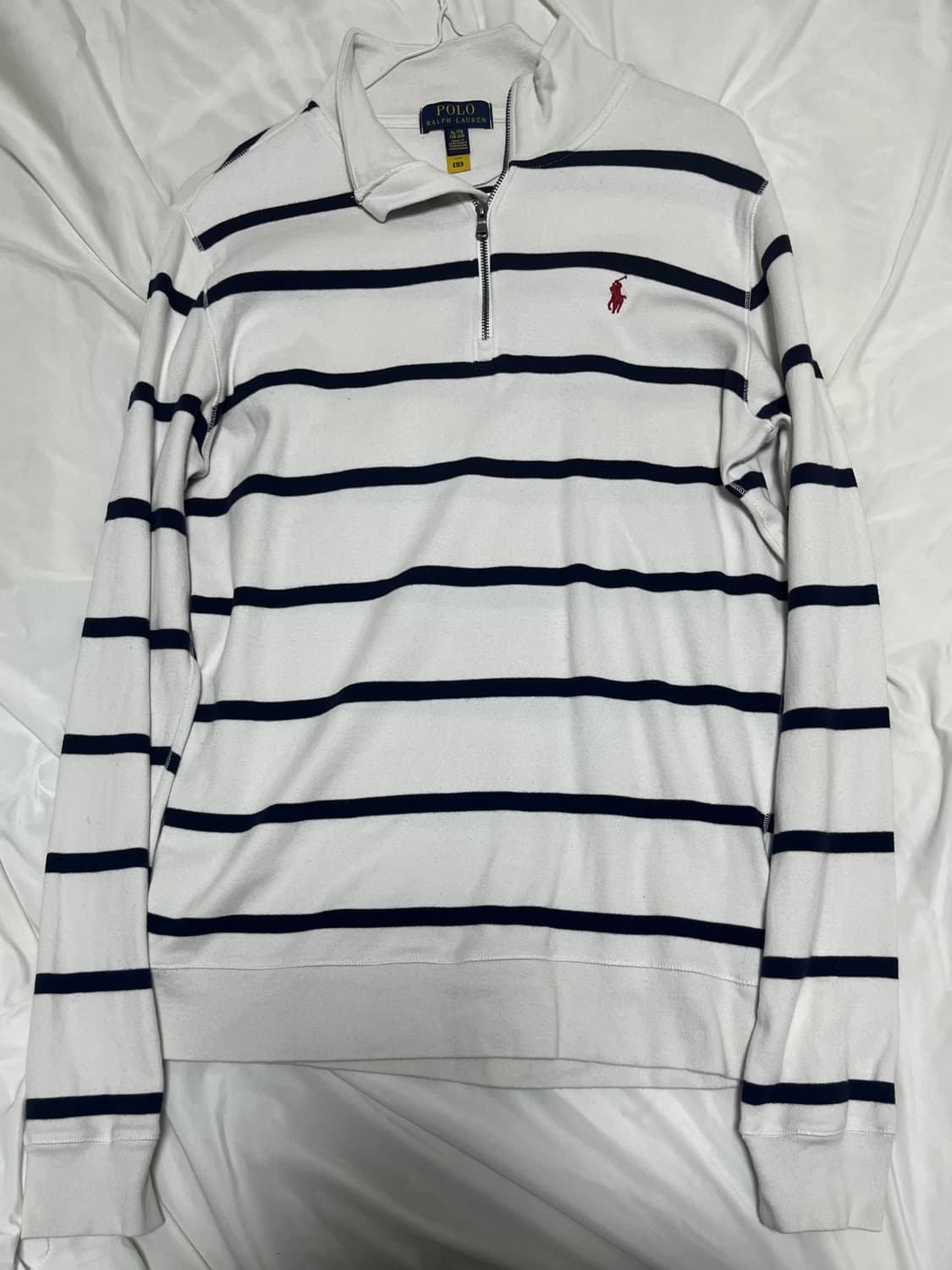 코르티스깔) 랄프로렌 폴로 줄무늬 긴팔 반집업 ( 스트라이프 롱슬리브) 상품이미지1