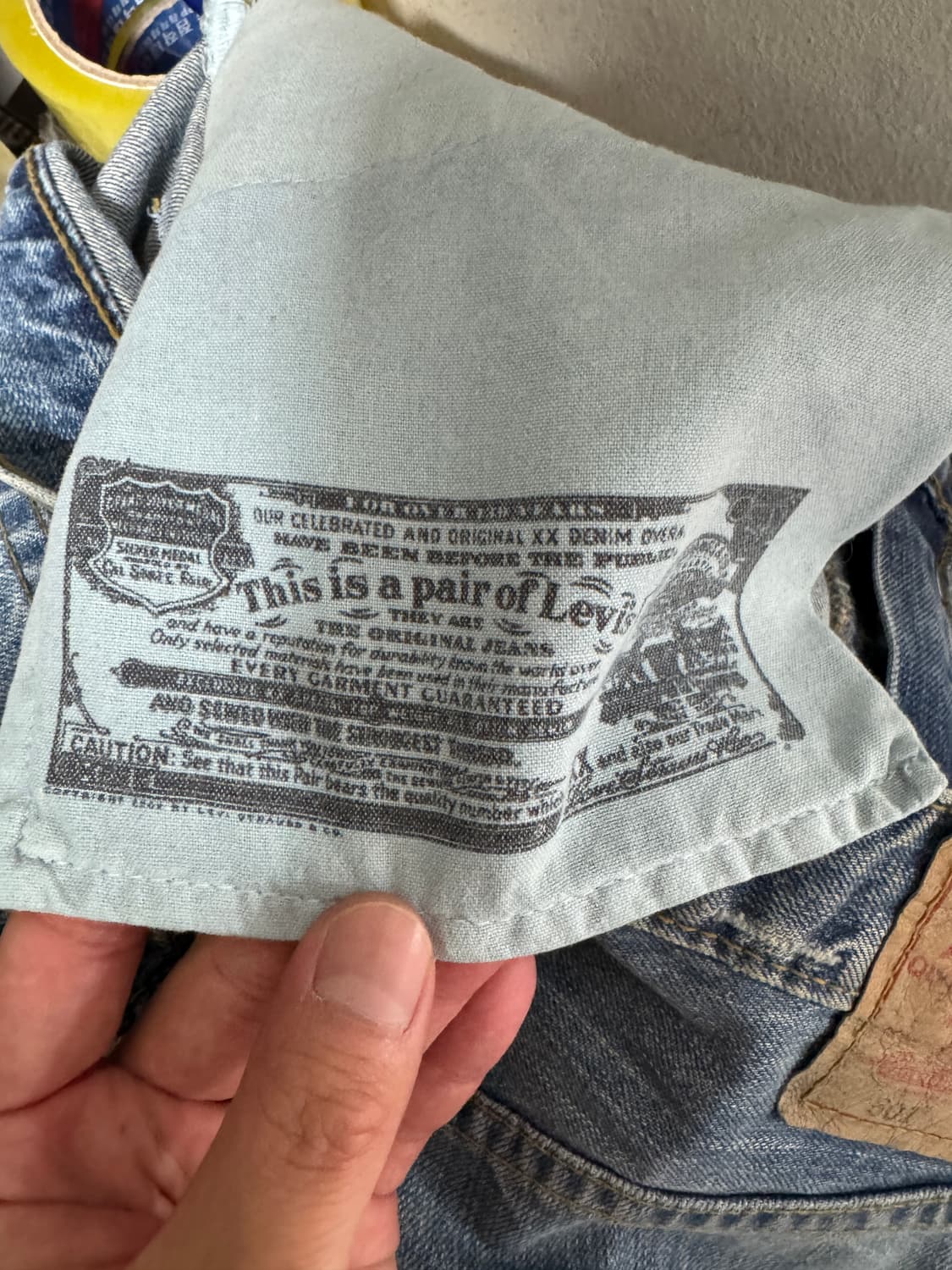 리바이스501 05년도 콜롬비아공장 상품이미지5