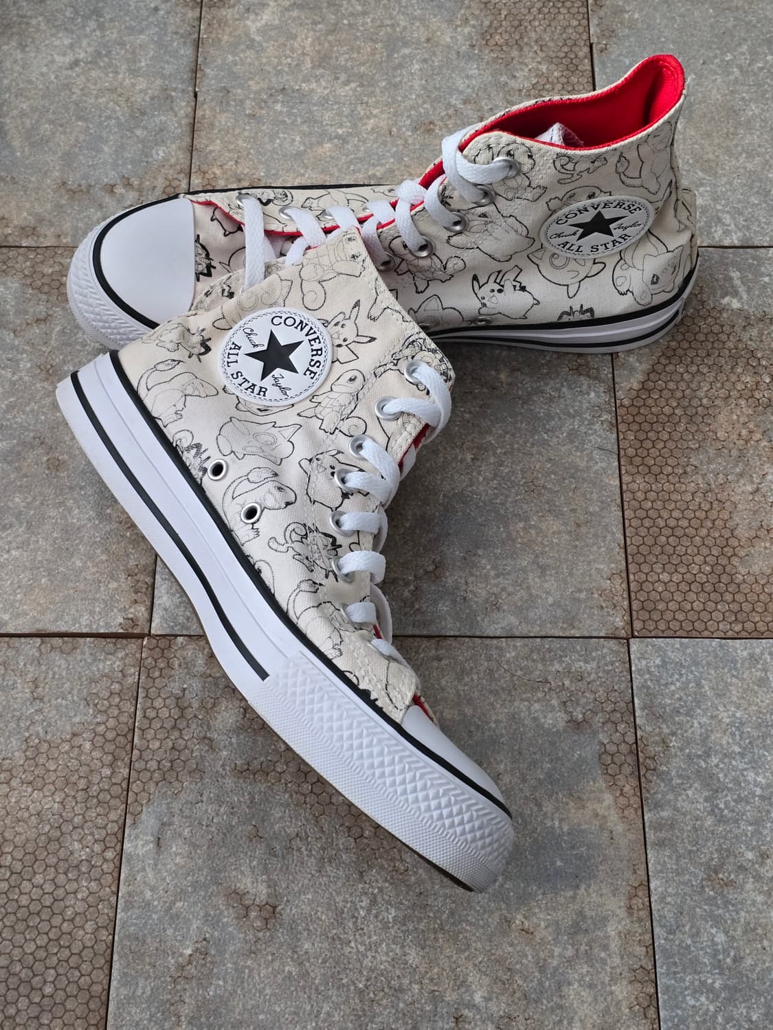 (255)컨버스 포켓몬 몬스터볼 척테일러 올스타 하이 상품이미지4