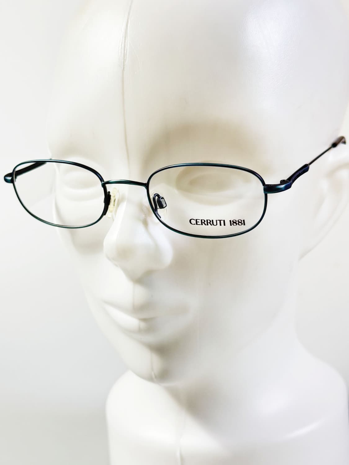 CERRUTI 1881 슬림 블루 스퀘어 메탈 빈티지 안경 상품이미지8