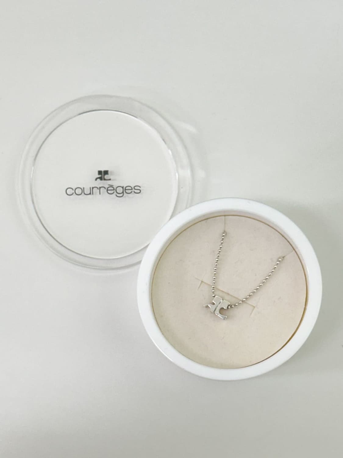 courreges / 꾸레쥬 심볼로고 실버925 목걸이 상품이미지5