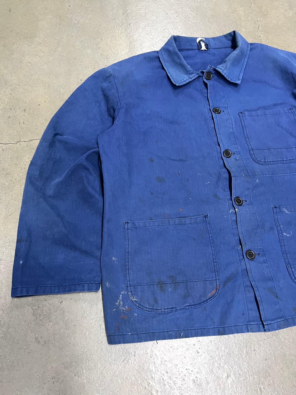 (BIG SIZE)FADED WASHED "HBT" 헤링본 프렌치워크자켓 상품이미지5
