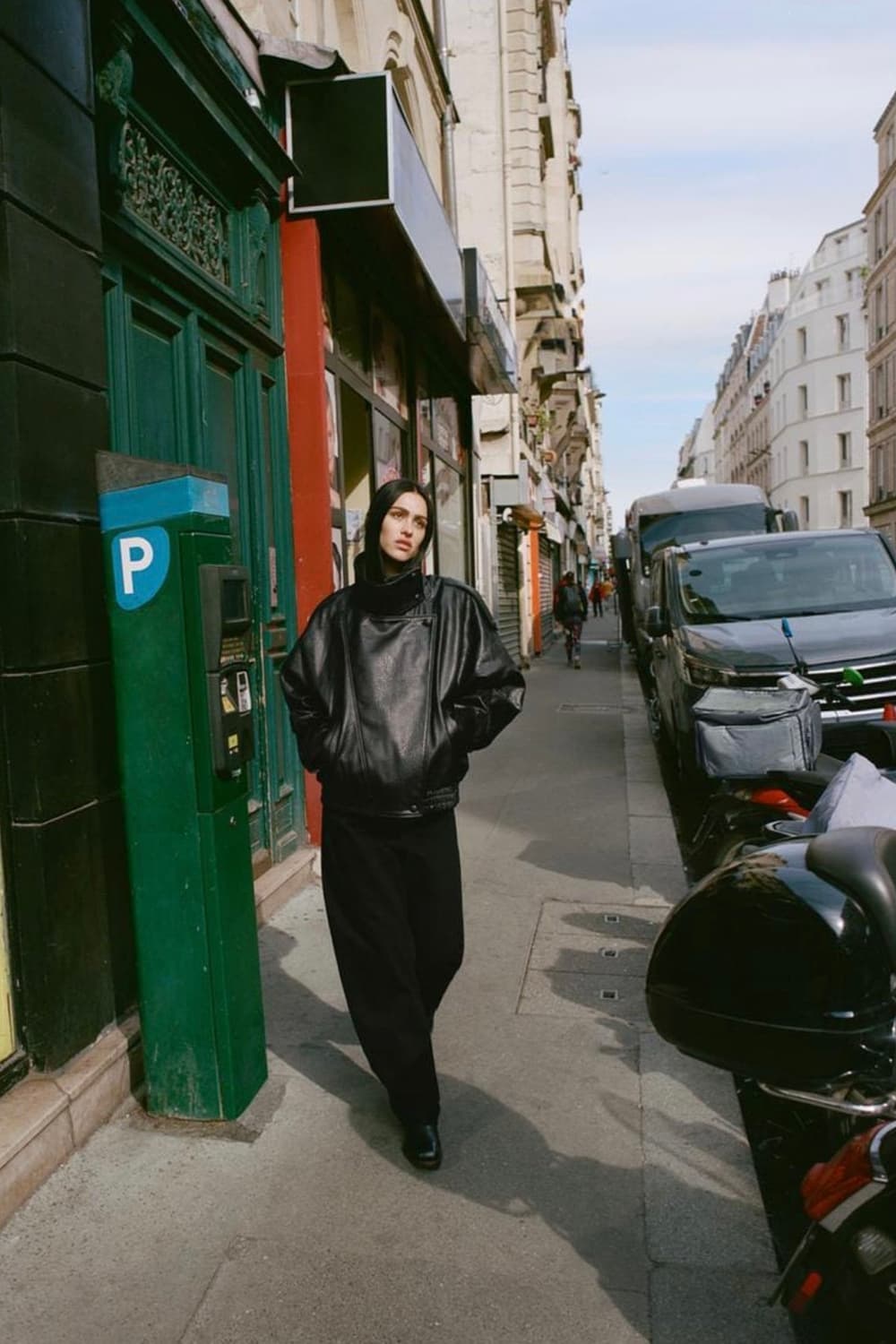 자라 페이크 레더 점퍼 S 상품이미지1