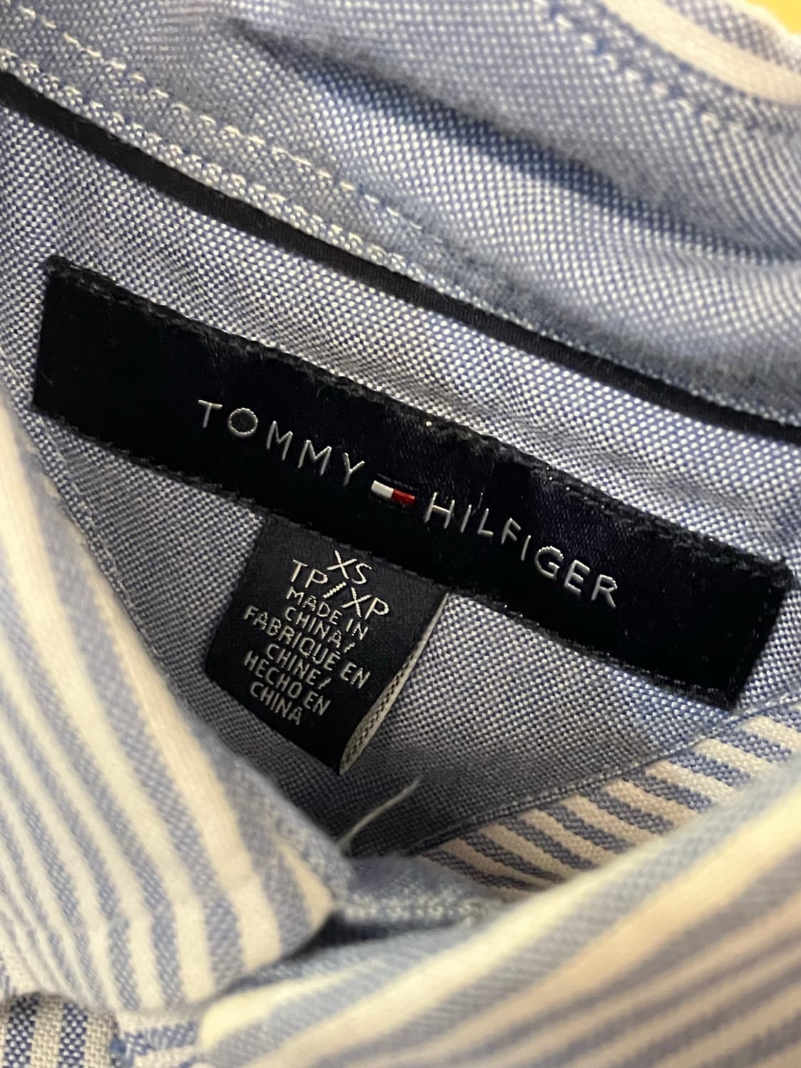타미힐피거 스트라이프 셔츠 블루 XS  #csz2524 상품이미지4