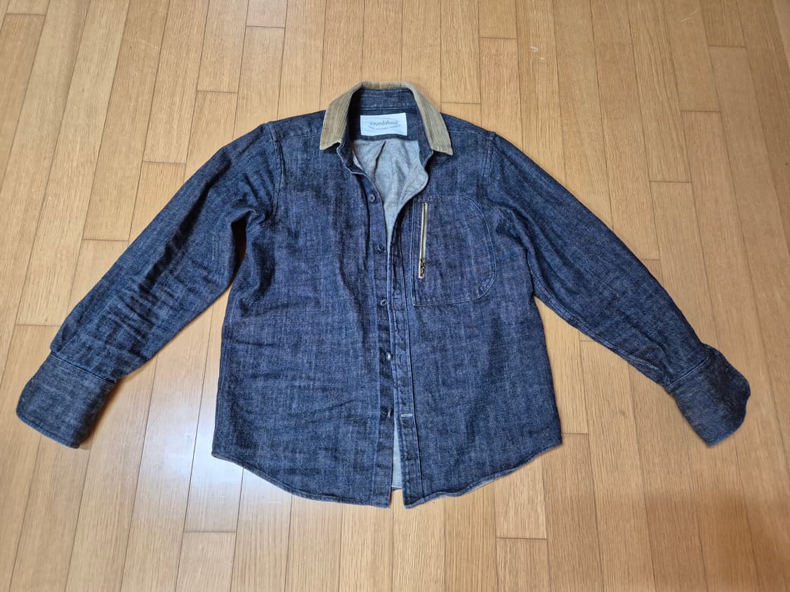 일본 Roundabout 데님 셔츠 상품이미지2
