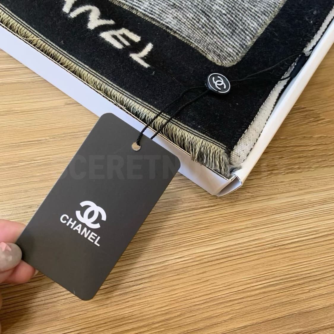 샤넬VIP에펠탑 캐시미어머플러,기프트 숄 선물세트 풀박스 상품이미지6