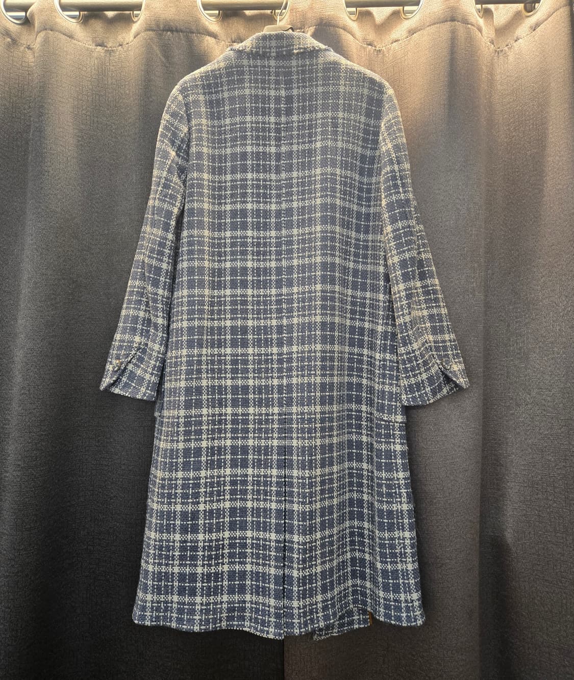 TIME 타임 체크 롱 코트(88-98-165) 상품이미지8