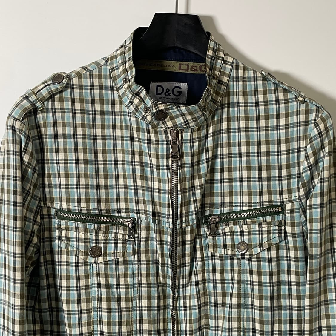 돌체엔가바나 체크 헤링턴 자켓 (on.671)   상품이미지6