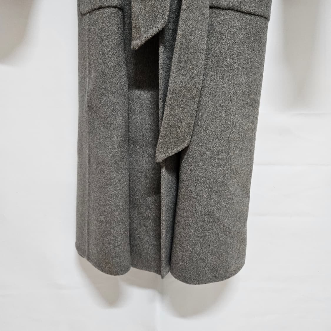 36 뮤제 미니멀 울 캐시미어 롱코트 상품이미지5