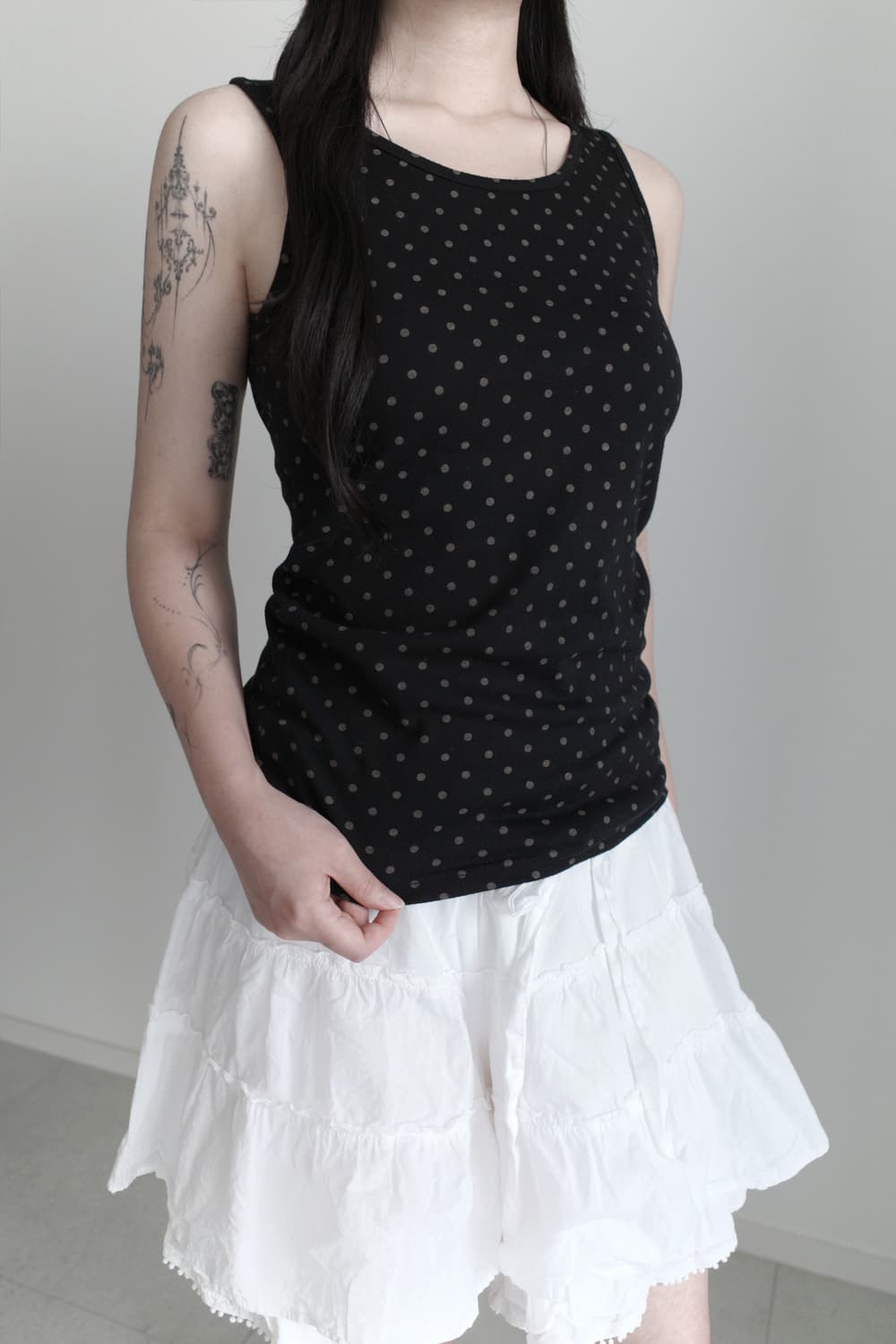 dot sleeveless 상품이미지5