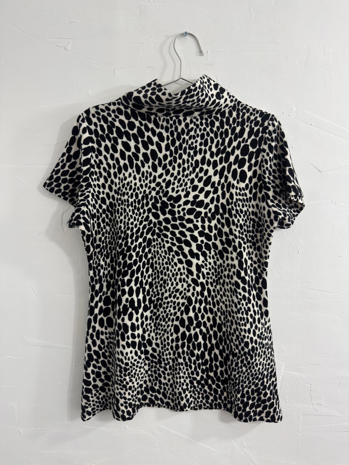 leopard button design top 상품이미지4