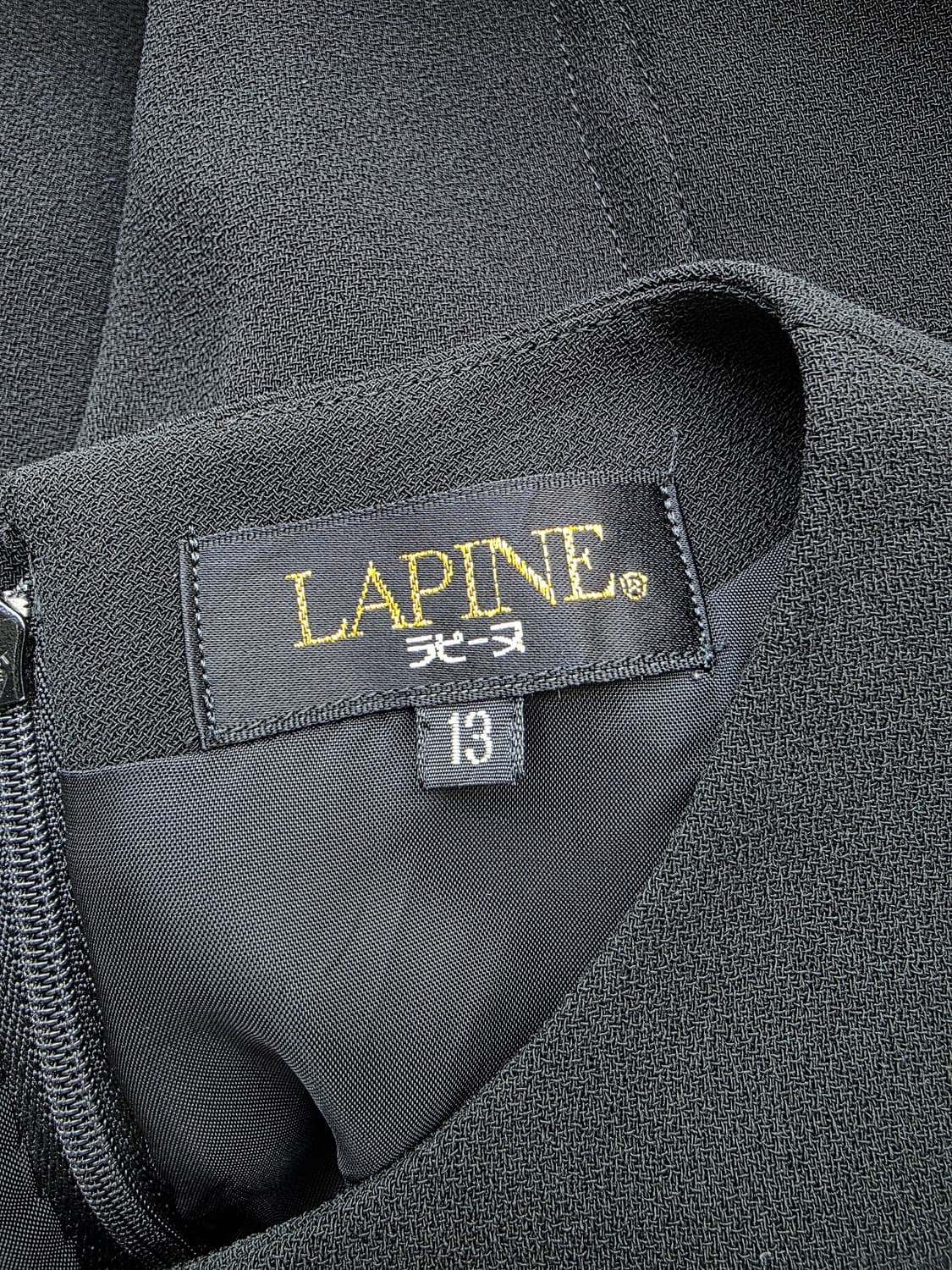 LAPINE 블랙 반팔 원피스 상품이미지3