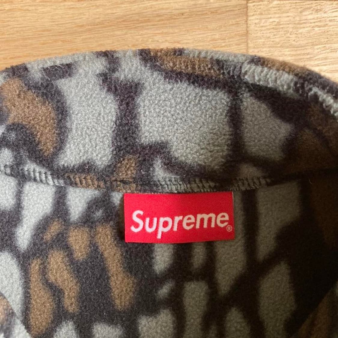 슈프림 폴라텍 하프 집 풀오버 올리브 트리바크 카모 상품이미지3