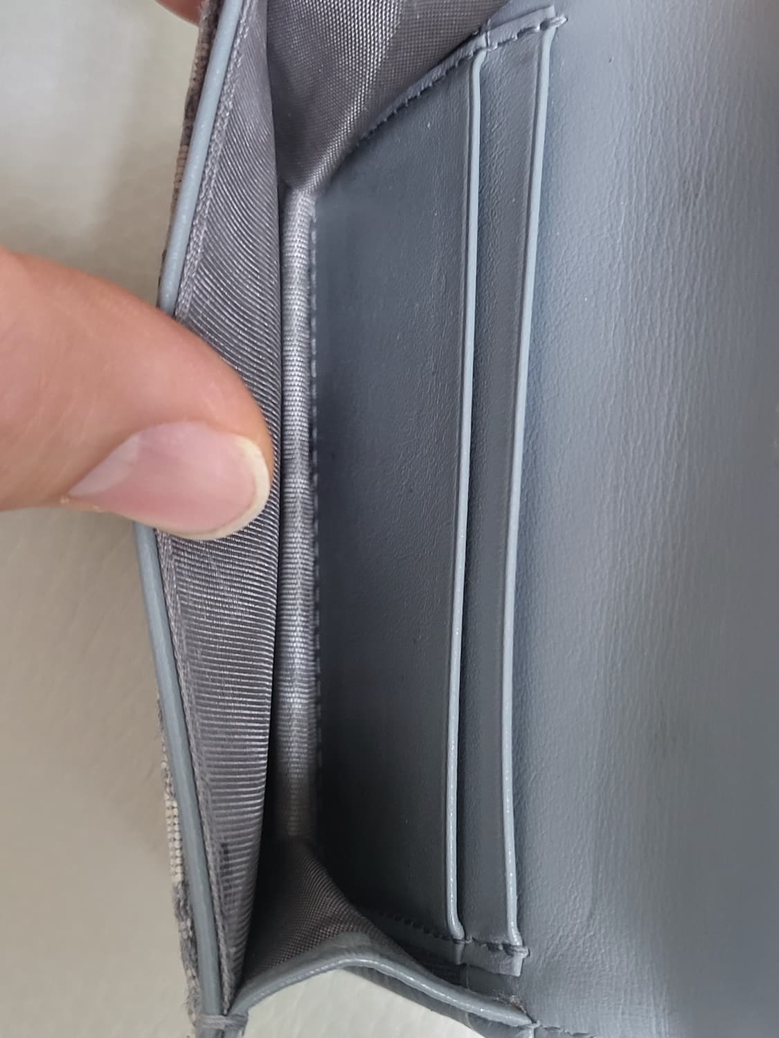 디올 오블리크 카드지갑 그레이  상품이미지8