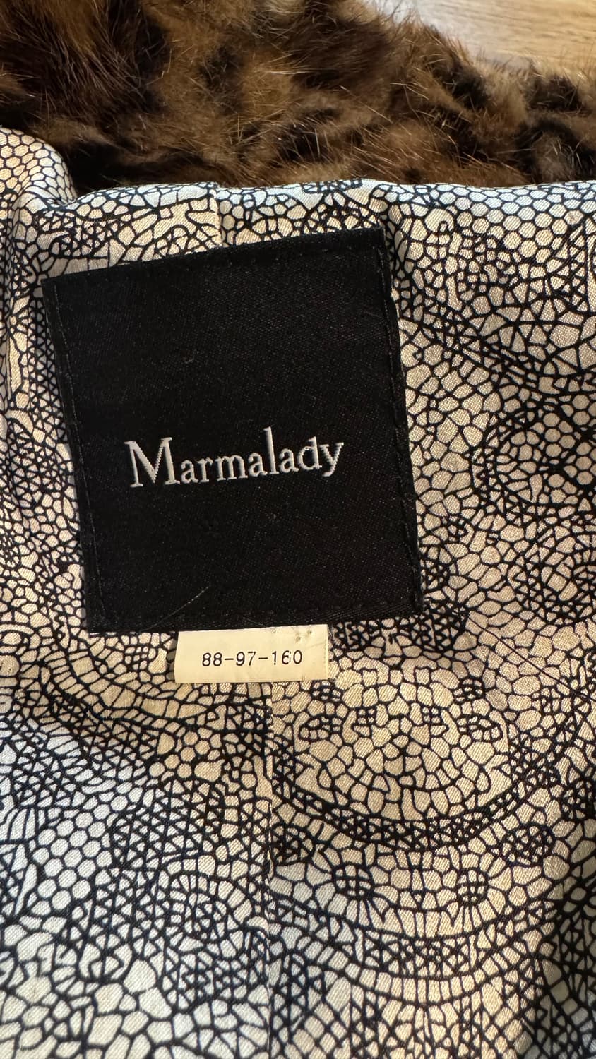 Marmalady 레오파드 밍크 퍼 자켓 상품이미지9