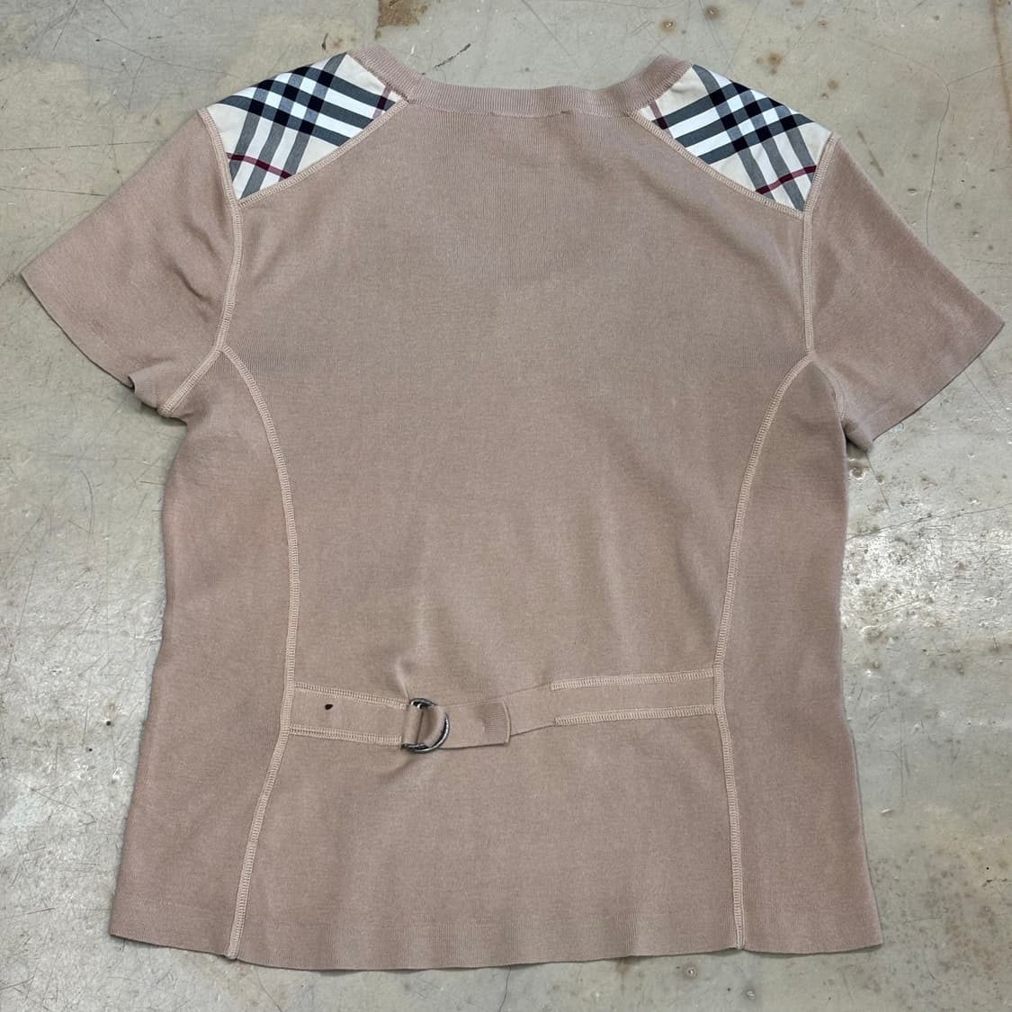 M 버버리 라운드넥 여성용 반팔티셔츠 상품이미지3