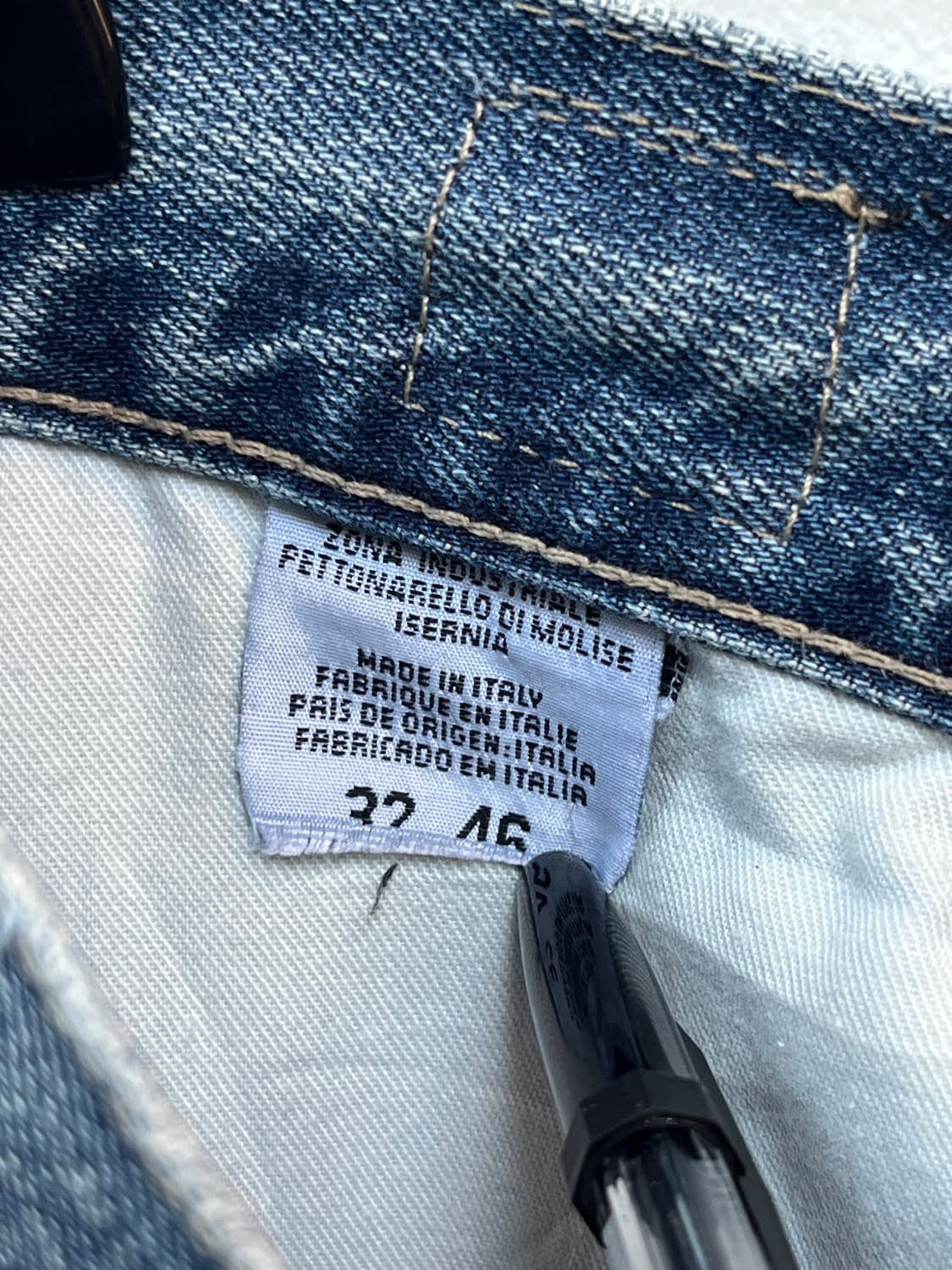 Versace 라이트 워시 블루 베르사체 데님 팬츠 W29 상품이미지7