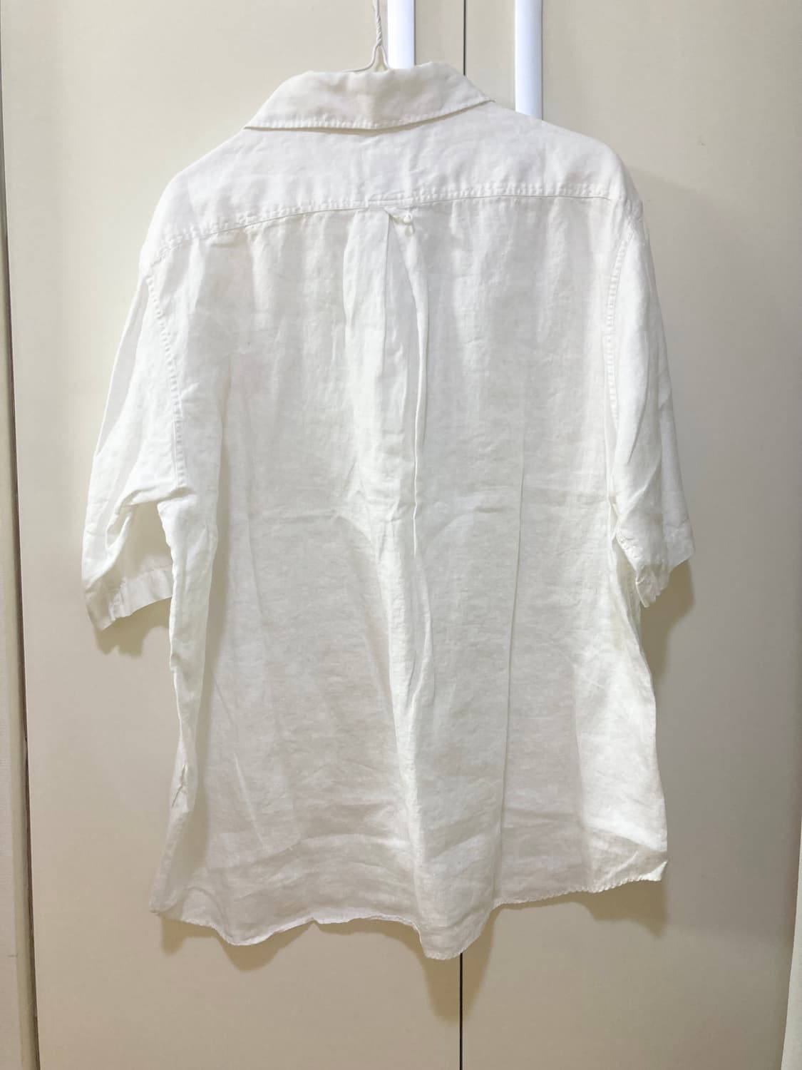 단톤 반팔 셔츠 화이트 상품이미지3