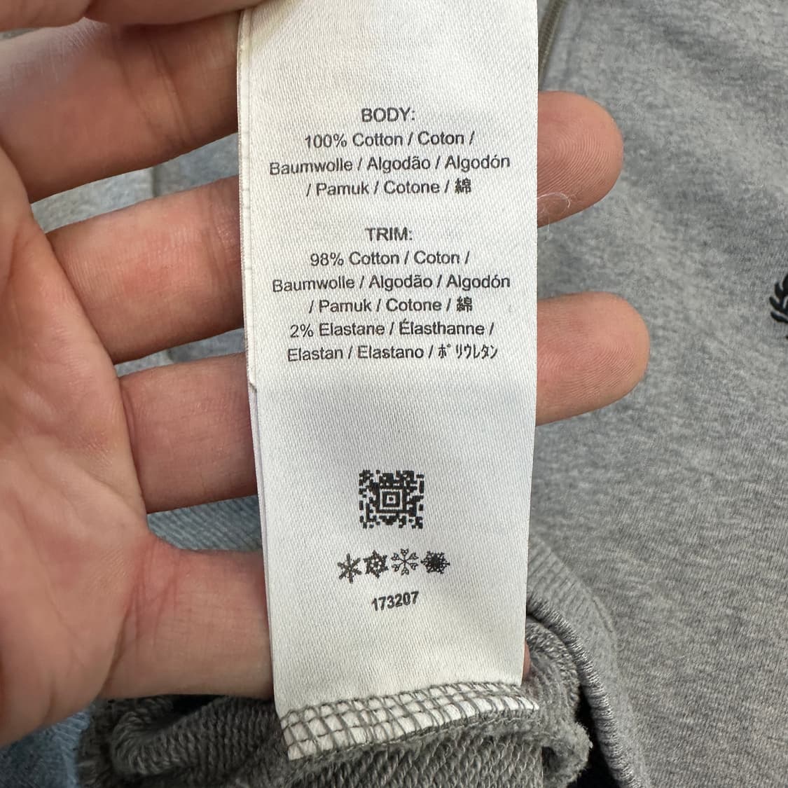 [XL] 프레드페리 반집업 맨투맨 상품이미지4