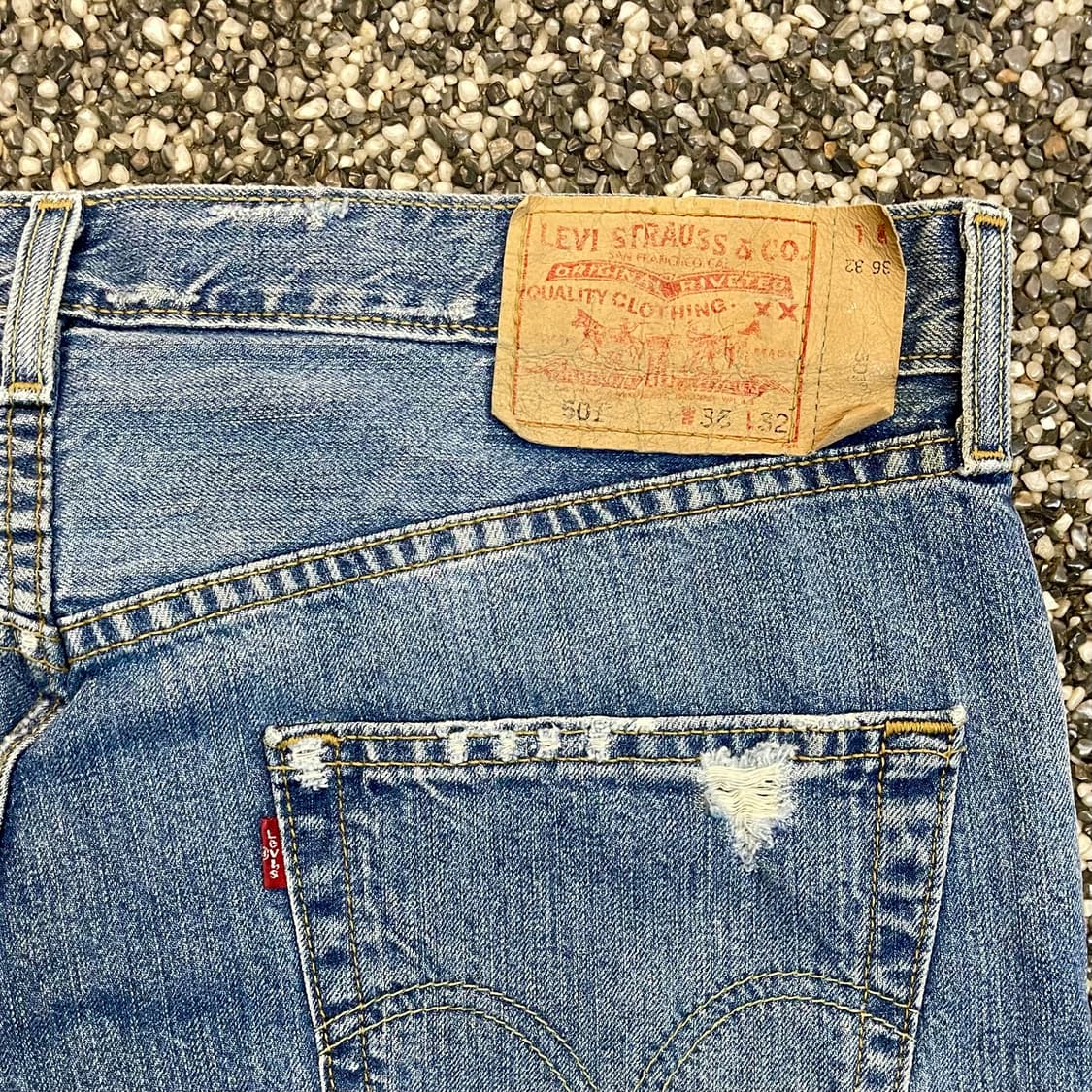 00s 리바이스 501 페인팅 데님 (36) 상품이미지6