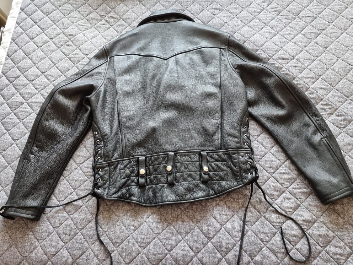 jiashi leather 캘리포니아 고속도로 경찰 가죽자켓 100 상품이미지2