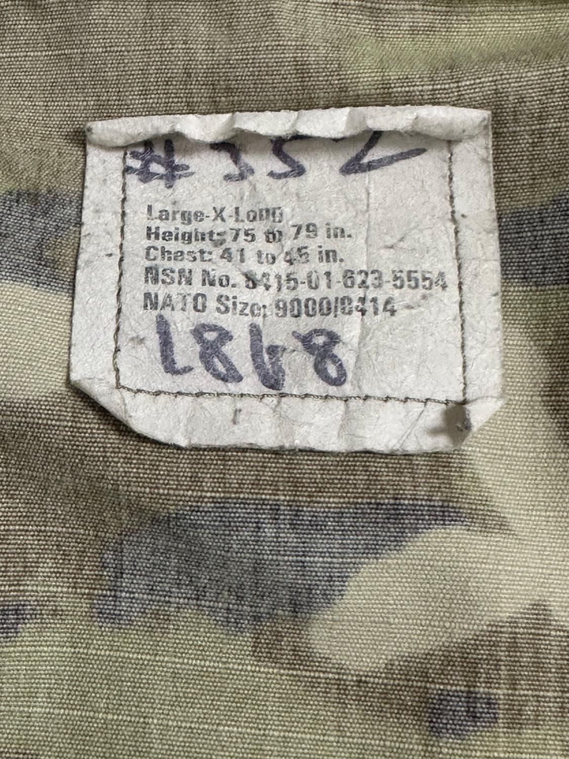 미군 OCP 멀티캠 전투복 상의 (L/XL) (XL) 상품이미지8