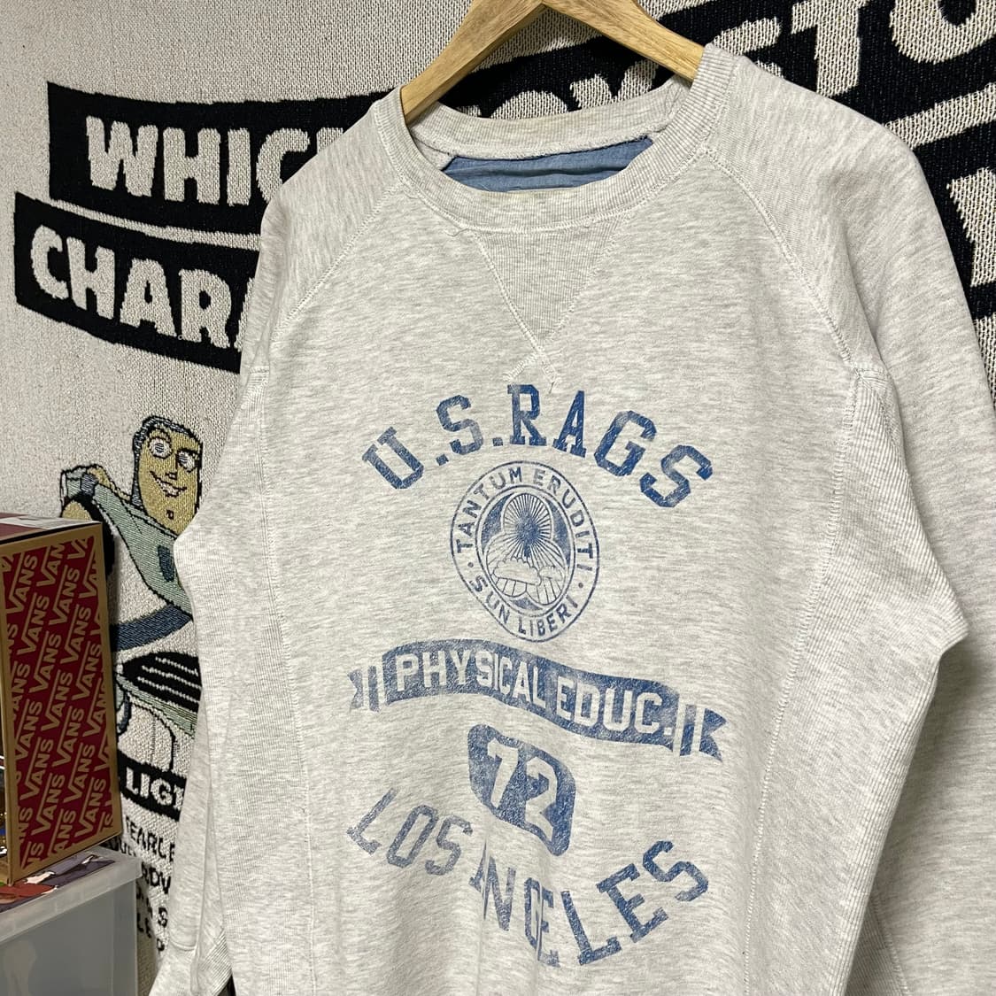 빈티지 래글런 맨투맨 스웻셔츠 상품이미지3