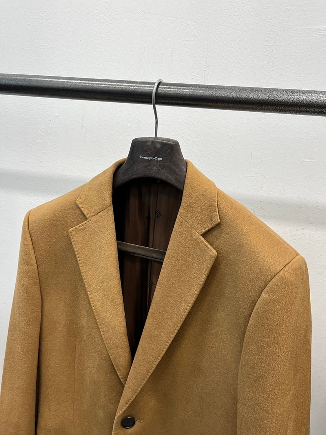 100) 마에스트로 카멜 캐시미어 코트  상품이미지3