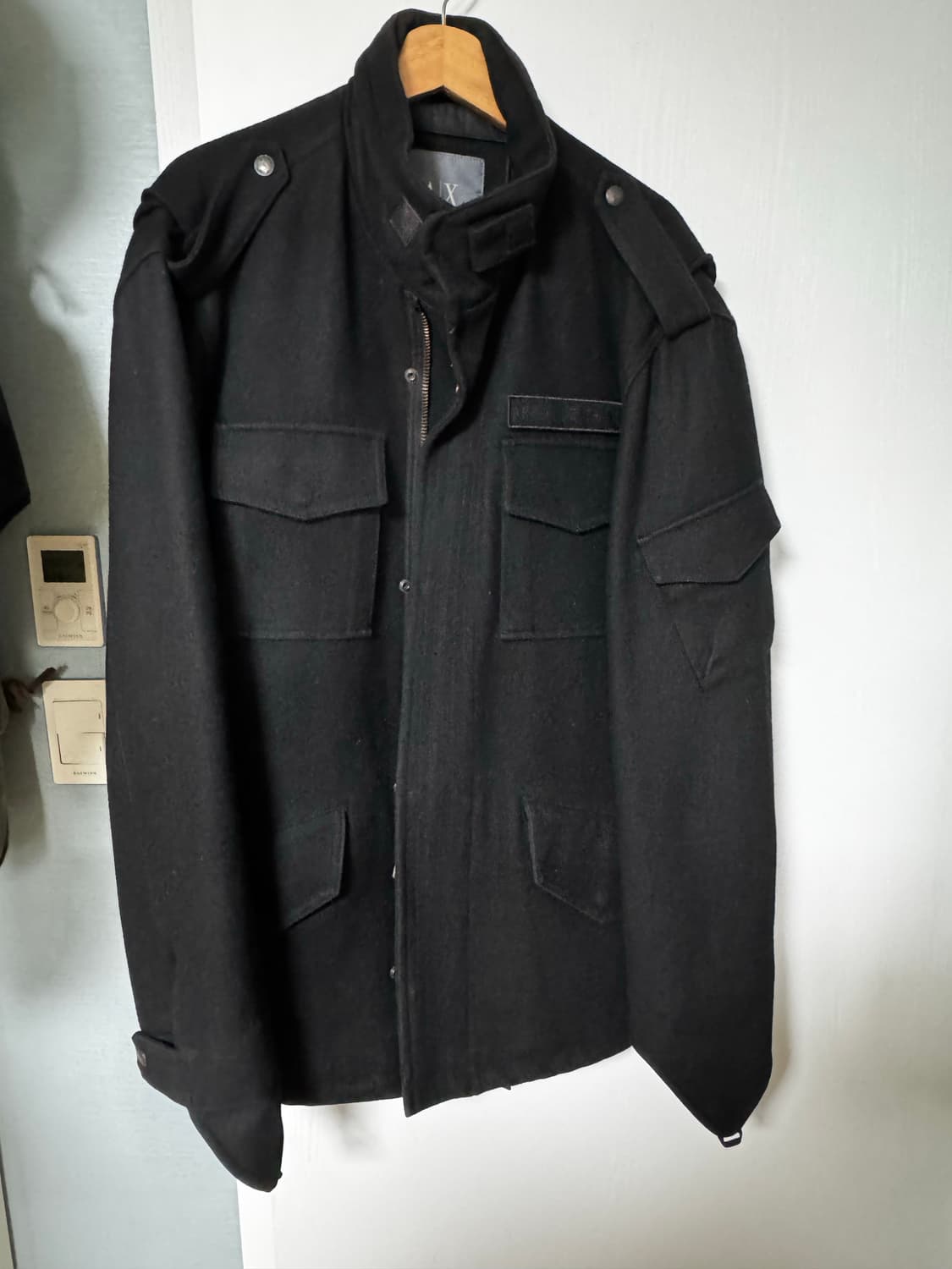 아르마니 익스체인지 울 하트 코트 L 105 상품이미지1