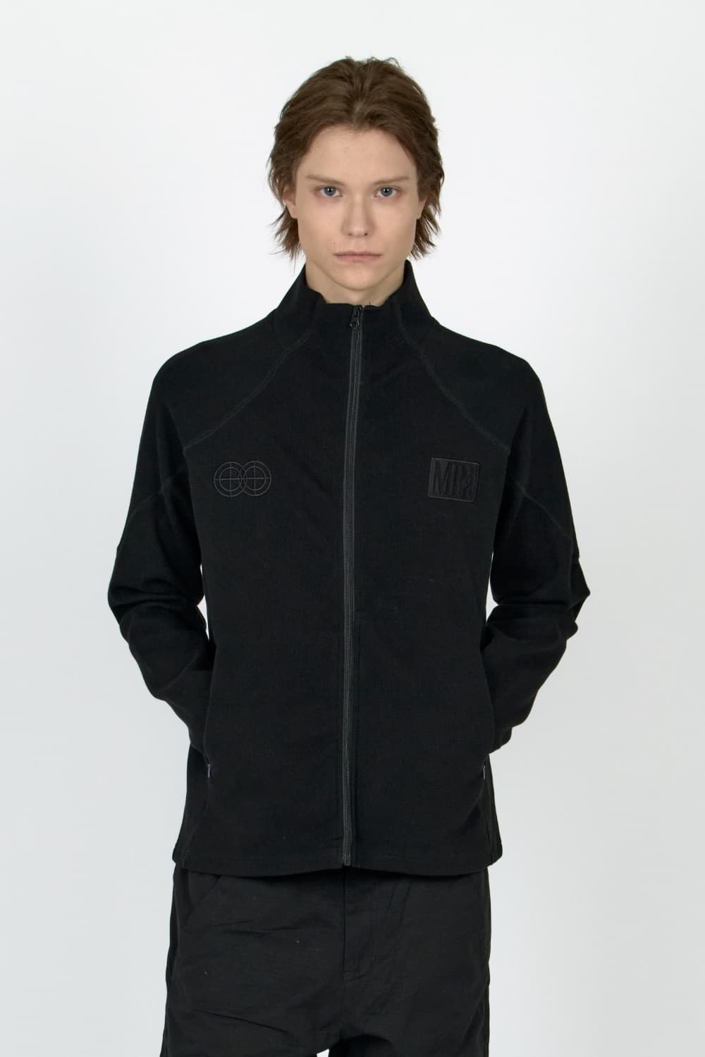 플라스틱 프로덕트 RIBBED ZIP JACKET 상품이미지1